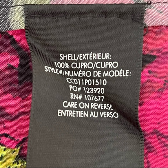 Alice + Olivia 100% Silk Lucette Floral Print Mini Shirt Dress Dropped Shoulder - Picture 9 of 11